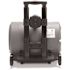 B-Air 1/2 HP Air Mover for Janitorial Water Damage Restoration Stackable Carpet Dryer Floor Blower Fan with Handle Grey