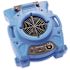 B-Air 1/4 HP Low Profile Blue Air Mover Blower Fan for Water Damage Restoration Carpet Dryer Floor