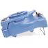 B-Air 1/4 HP Low Profile Blue Air Mover Blower Fan for Water Damage Restoration Carpet Dryer Floor
