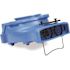 B-Air 1/4 HP Low Profile Blue Air Mover Blower Fan for Water Damage Restoration Carpet Dryer Floor