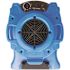 B-Air 1/4 HP Low Profile Blue Air Mover Blower Fan for Water Damage Restoration Carpet Dryer Floor
