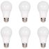 Satco 75-Watt Equivalent A19 Medium Base LED Light Bulb, Cool White (6-Pack)
