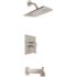 Premier Westwind Single Handle Tub and Rainshower 1.8 GPM Showerhead in Brushed Nickel