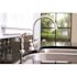 Premier Muir 2-Handle High Arc Kitchen Faucet with Sprayer in Brushed Nickel