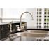 Premier Muir 2-Handle High Arc Kitchen Faucet with Sprayer in Brushed Nickel