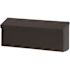 Gibraltar Mailboxes Townhouse Black, Small, Steel, Horizontal, Wall Mount Mailbox
