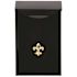 Gibraltar Mailboxes City Classic Black, Small, Steel, Vertical, Wall Mount Mailbox