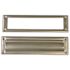 GibraltarÂ Mailboxes Steel Mail Slot Accessory, Satin Nickel Finish