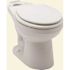 Gerber Plumbing Maxwell 1.28/1.6 GPF Round Front Toilet Bowl Only in White