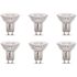 Feit Electric 35-Watt Equivalent MR16 GU10 Dimmable CEC Title 20 LED 90 Plus CRI Flood Light Bulb, Bright White (6-Pack)