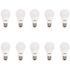 60-Watt Equivalent A19 Non-Dimmable 90+ CRI General Purpose E26 Medium Base LED Light Bulb, Daylight 5000K (10-Pack)