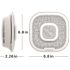 FIRST ALERT® ONELINK SAFE AND SOUND SMART WI-FI SMOKE/CO COMBO ALARM WITH PREMIUM HOME SPEAKER AND EMBEDDED ALEXA