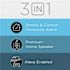 FIRST ALERT® ONELINK SAFE AND SOUND SMART WI-FI SMOKE/CO COMBO ALARM WITH PREMIUM HOME SPEAKER AND EMBEDDED ALEXA