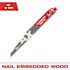 Milwaukee 9 in. 5 TPI AX Carbide Teeth Demolition Nail-Embedded Wood Cutting SAWZALL Reciprocating Saw Blade (1-Pack)
