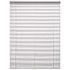 Designer's Touch White Cordless Room Darkening 1 in. Vinyl Mini Blind for Window or Door - 35 in. W x 72 in. L