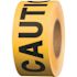 3 in. x 1000 ft. Yellow BT 100 Non-Adhesive Barricade Caution Flagging Tape (1-Roll)