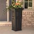 Mayne Nantucket 32 in. Tall Self-Watering Black Polyethylene Planter