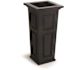 Mayne Nantucket 32 in. Tall Self-Watering Black Polyethylene Planter