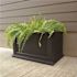 Mayne Fairfield 20 in. x 36 in. Self-Watering Black Polyethylene Planter