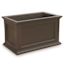 Mayne Fairfield 20 in. x 36 in. Self-Watering Espresso Polyethylene Planter