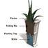Mayne Fairfield 28 in. Tall Self-Watering Espresso Polyethylene Planter
