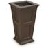 Mayne Fairfield 28 in. Tall Self-Watering Espresso Polyethylene Planter