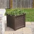 Mayne Lakeland 20in Square Self-Watering Espresso Polyethylene Planter