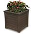 Mayne Lakeland 20in Square Self-Watering Espresso Polyethylene Planter