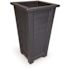 Mayne Lakeland 28 in. Tall Self-Watering Black Polyethylene Planter