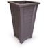 Mayne Lakeland 28 in. Tall Self-Watering Espresso Polyethylene Planter