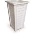 Mayne Lakeland 28 in. Tall Self-Watering White Polyethylene Planter