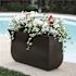 Mayne Valencia 36 in. x 16 in. x 22 in. Espresso Long Polyethylene Planter