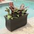 Mayne Valencia 36 in. x 16 in. x 22 in. Espresso Long Polyethylene Planter