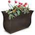 Mayne Valencia 36 in. x 16 in. x 22 in. Espresso Long Polyethylene Planter