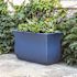 Mayne Valencia 36 in. x 16 in. x 22 in. Neptune Blue Long Polyethylene Planter