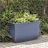 Mayne Valencia 36 in. x 16 in. x 22 in. Neptune Blue Long Polyethylene Planter