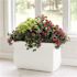 Mayne Valencia 36 in. x 16 in. x 22 in. White Long Polyethylene Planter