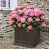 Mayne Fairfield 28 in. Square Espresso Polyethylene Planter