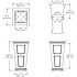 Mayne Fairfield 28 in. Square Espresso Polyethylene Planter