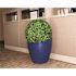 Mayne Modesto 20 in. Round Neptune Blue Polyethylene Planter