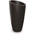 Mayne Modesto 42 in. Round Black Polyethylene Planter