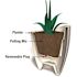 Mayne Modesto 30 in. Round Black Polyethylene Planter