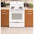 GE 30 in. 4 Burner Element Free-Standing Electric Range in White with Self Clean