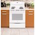 GE 30 in. 4 Burner Element Free-Standing Electric Range in White with Self Clean