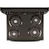 Hotpoint 30 in. 4 Burner Element Free-Standing Electric Range in Black