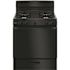Hotpoint 30 in. 4.8 cu. ft. Freestanding Gas Range in Black
