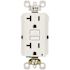 Leviton 20 Amp Self-Test SmartlockPro Slim GFCI Duplex Outlet, White (3-Pack) GFNT2-3W