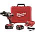 Milwaukee M18 18V Lithium-Ion Brushless Cordless 1/2 in. Compact Hammer Drill/Driver Kit w/Two 4.0Ah Batteries and Hard Case