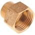ProPlus 3/4 in. FHT x 1/2 in. MIP Brass Hose Adapter