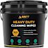 Gritt Commercial Heavy Duty 10x12" Multi-Surface Hand-Tool Wet Cleaning Wipes